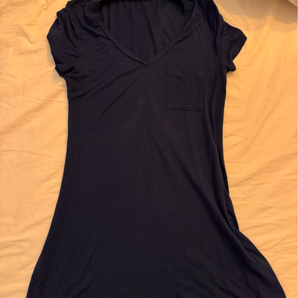 Navy blue t shirt dress
